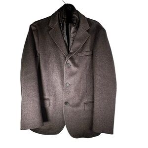 HERNO Men's Cashmere Blazer with Detachable Bib